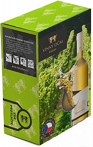 Chardonnay - Polosuché - 3L Bag in Box - Vinný Dům Bzenec