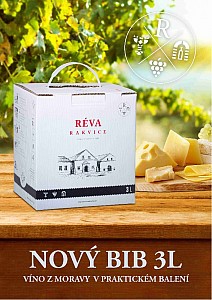 Cabernet Moravia - suché - Moravské zemské - 3L bag in box - Réva Rakvice